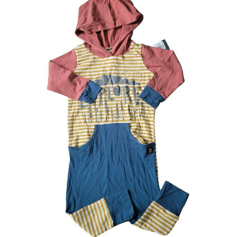 RAGS Explore Hooded Romper